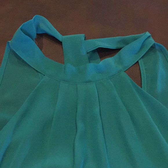 GUESS Teal dress top - Picture 2 of 4